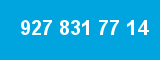 927 831 77 14 927 831 77 14